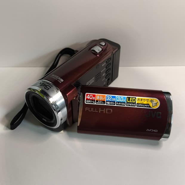 JVC Everio GZ-E265 캠코더(레드) 32GB 풀박스