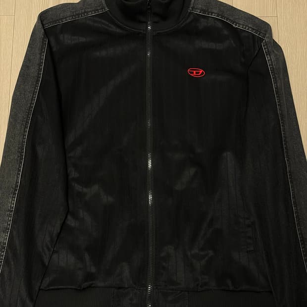 디젤 S-라커 패널 봄버 자켓 블랙