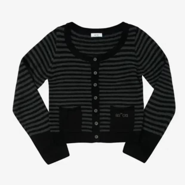 애즈온 가디건 NUT POCKET CARDIGAN