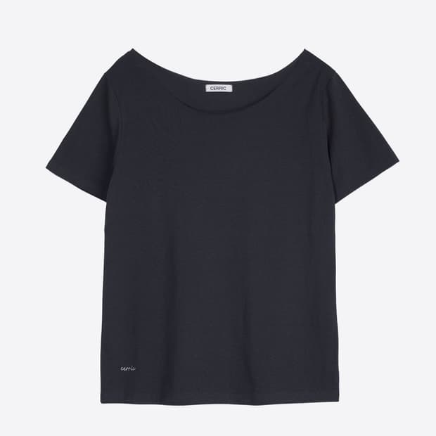 세릭 원숄더 탑 (오프숄더) navy one size