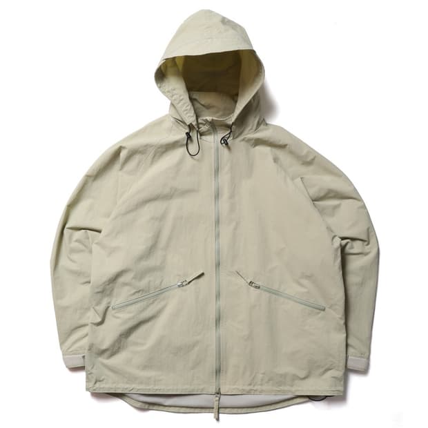 요크 Yoke Nylon Hood Zip Up Jacket 


