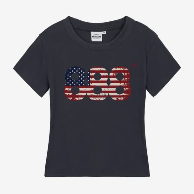 USA NUMBER.888 여성 슬림핏 반팔티셔츠 5 COLORS