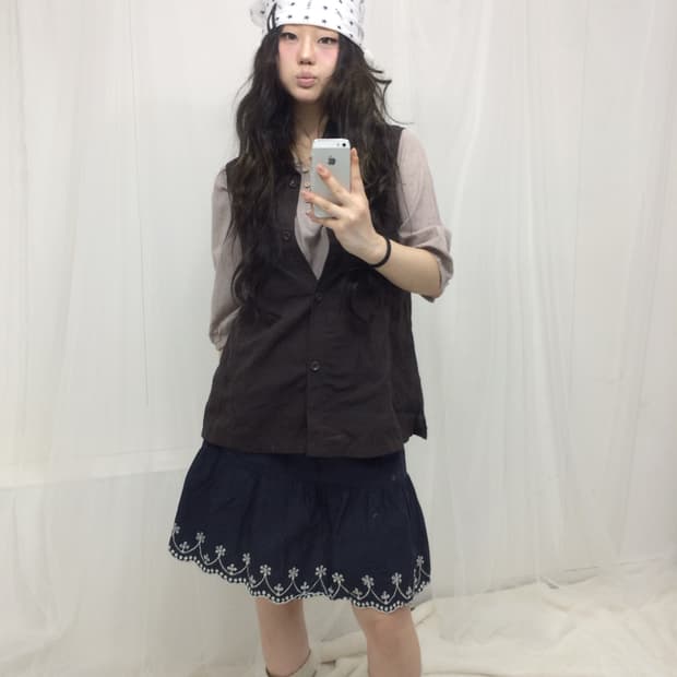 브라운 베이지 일본 모리세트