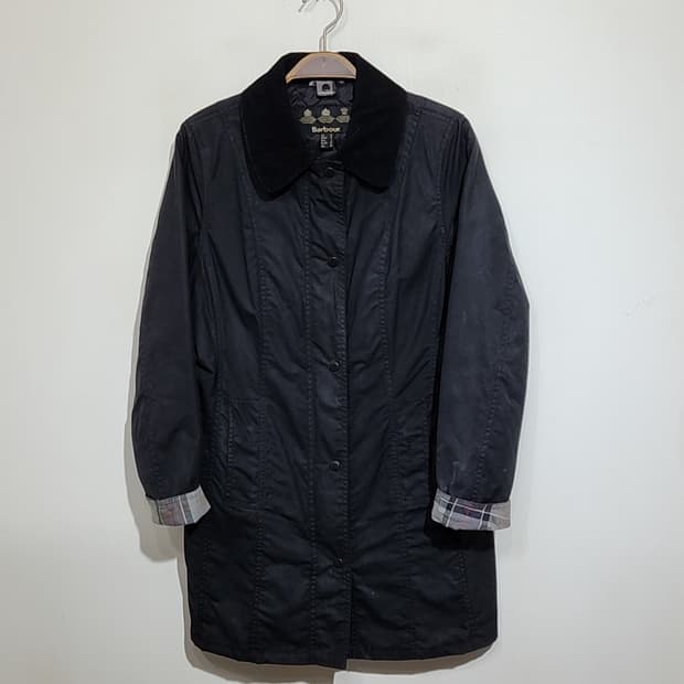 (M) 바버 벨세이 왁스자켓 블랙 BELSAY 왁싱점퍼 안감누빔 