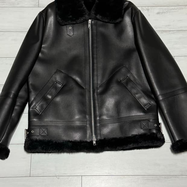 도프제이슨 솔리드 무톤 자켓