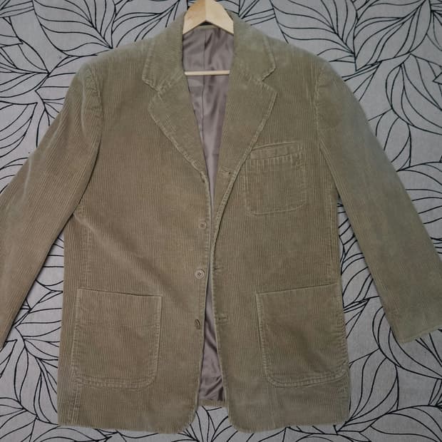 90's 마리떼프랑소와저버 코듀로이 블레이져 넉넉105