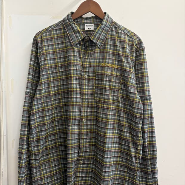 N287. 콜롬비아 체크 셔츠