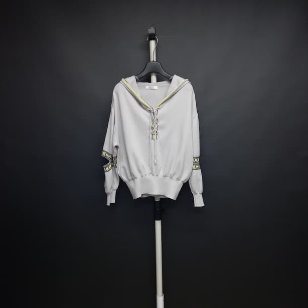 에고이스트 춘추 소매트임 후드 가오리핏 니트 F 44-77