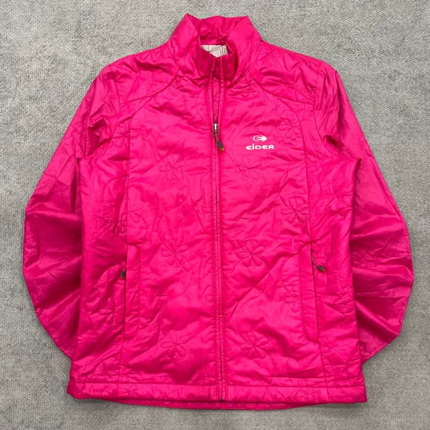 S 아이더 핑크 퀄팅 자켓