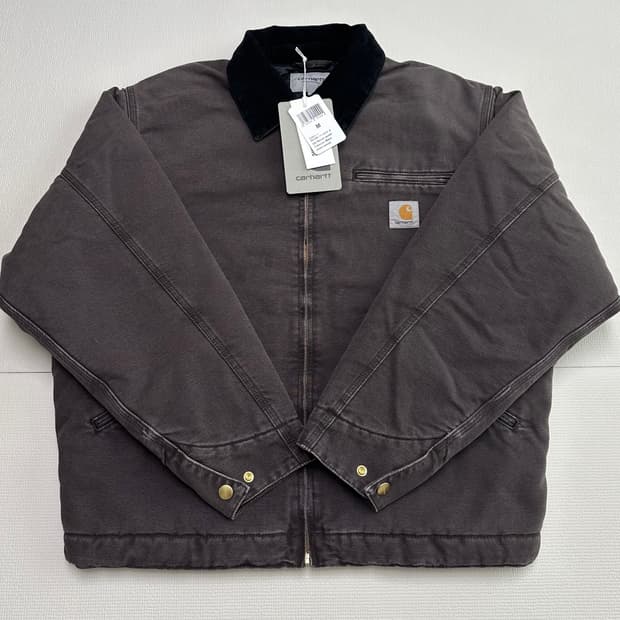 칼하트 OG디트로이트 자켓 토바코/블랙 M사이즈