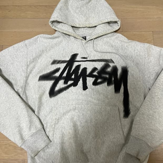 스투시 디지스탁 그레이 L