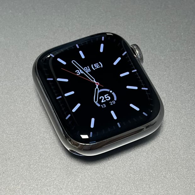 애플워치7 스테인리스 실버 41mm 셀룰러+GPS