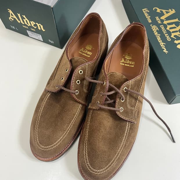 26년 alden 알든 신상 735L 언라인드 스웨이드/8.5D