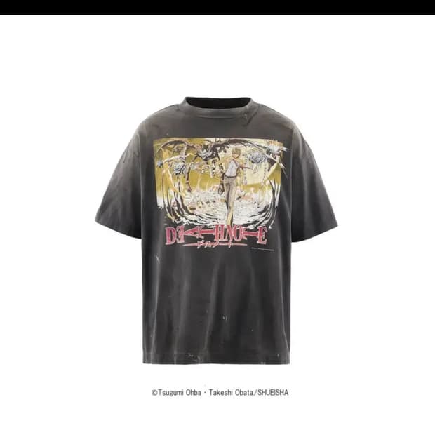 [m]세인트미카엘 데스노트 오마주 반팔티셔츠 새상품