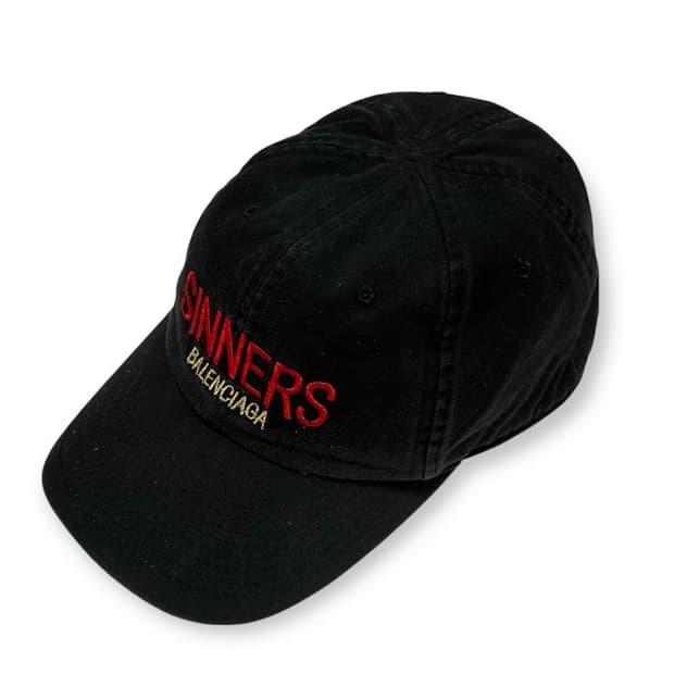 발렌시아가 17F/W 시너스 블랙 볼캡