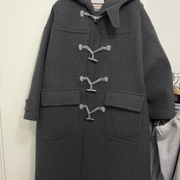 후미토간류 19aw 더플코트 그레이