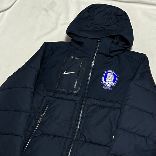 XL 나이키 12-13 국대 헤비필드 네이비 롱패딩