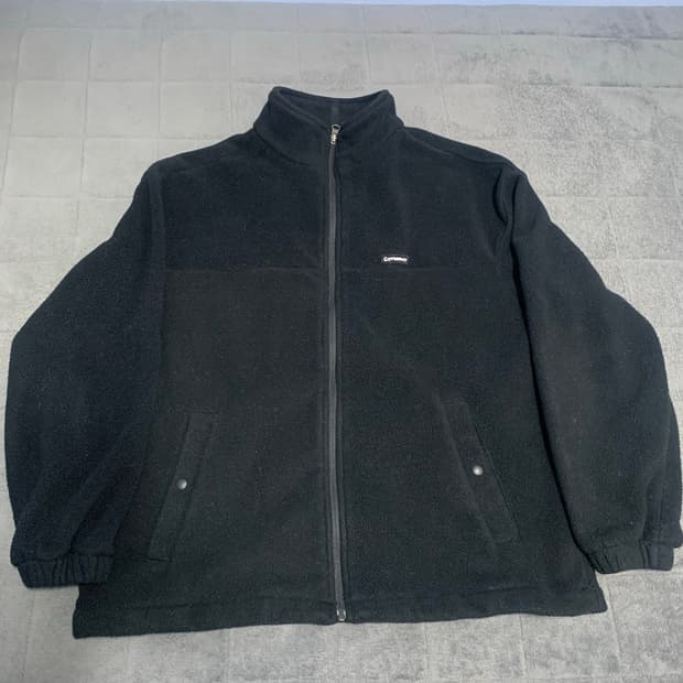 커버낫 플리스 집업 블랙 S