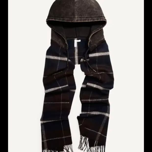 [최고가 구매] H&M 글랜마틴스 글렌마티스 후드 머플러