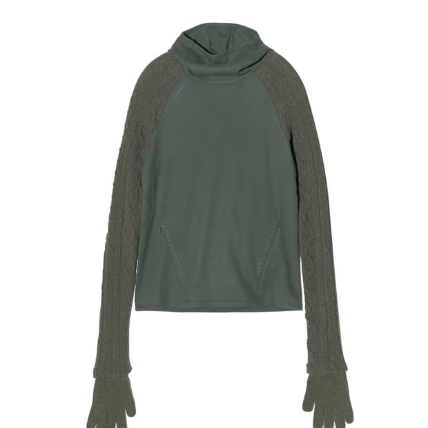 혜인서 테크울 후디 카키 2사이즈