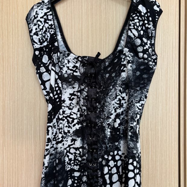 y2k 갸루 레이스업 뷔스티에 / 코르셋 탑