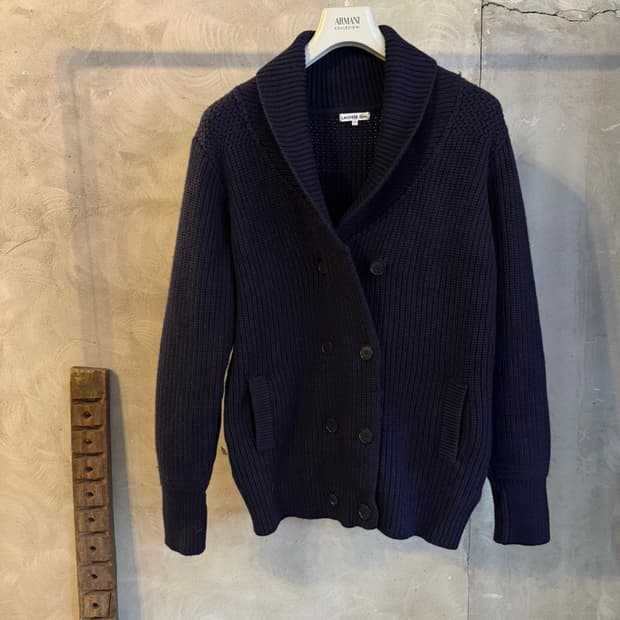 라코스테 숄칼라 니트 100