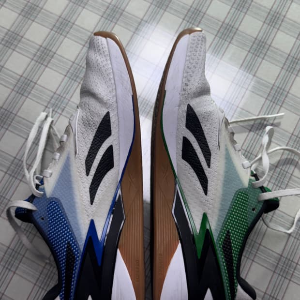 리복 나노x3 그린 블루285