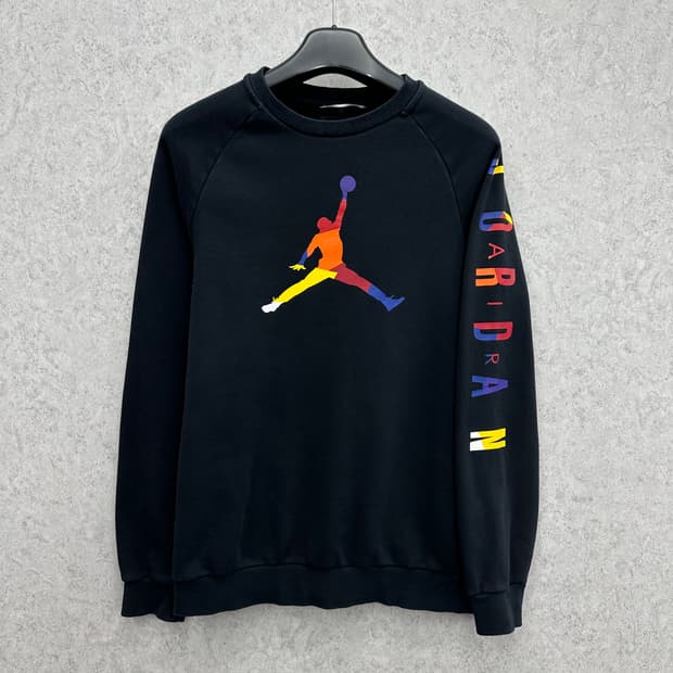 95 나이키 조던 남자 루즈핏 레터링 맨투맨