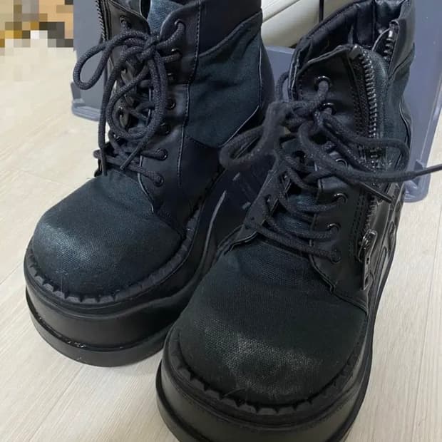 데모니아 스톰프 하이 245~50 펑크룩 고스펑크 락시크