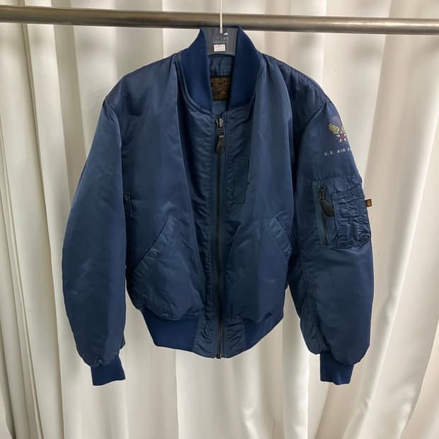 알파인더스트리 네이비 ma-1 L