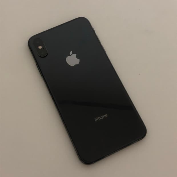 아이폰 XS max 블랙 배터리효율 89%