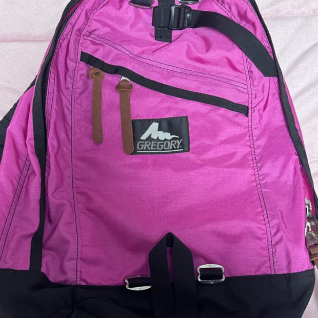 그레고리 usa 빈티지 핑크