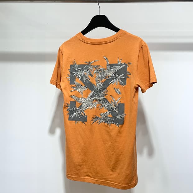 OFF WHITE embroidery tee