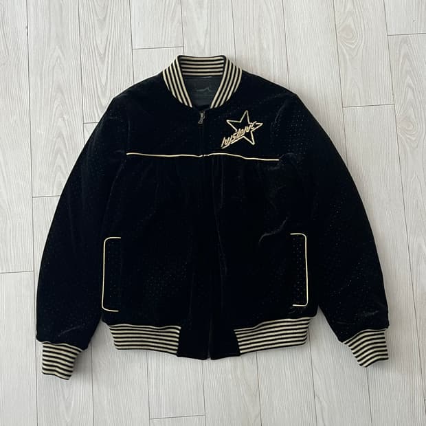 Hysteric Glamour velvet dot jumper