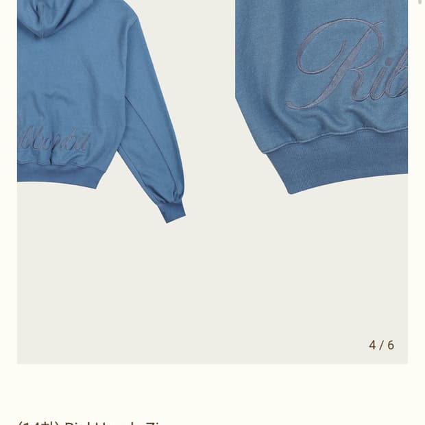 리본빛 ribbonbit Riel Hoody Zip-up