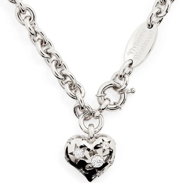 비비안웨스트우드 리 하트 펜던트 네크리스