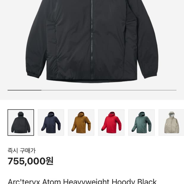 아크테릭스 아톰 헤비웨이트 M