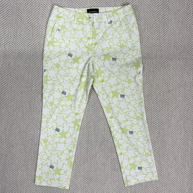 MU SPORTS 별 패턴 골프 바지 30인치