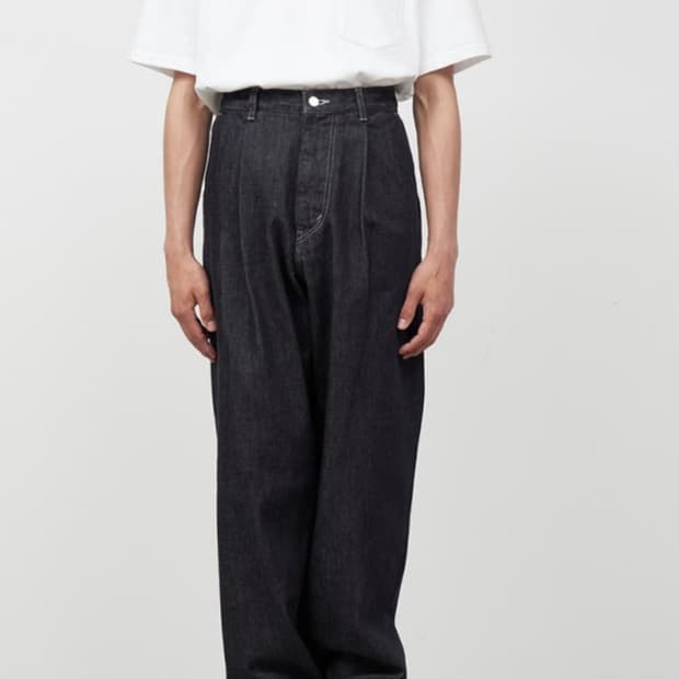 그라프페이퍼 컬러페스트 테이퍼드 데님 2사이즈