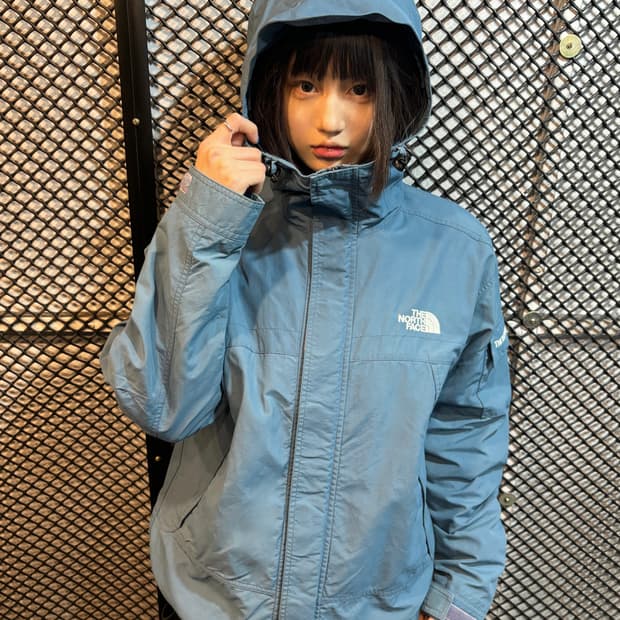 90s 노스페이스 빈티지 라이트블루 바람막이 자켓