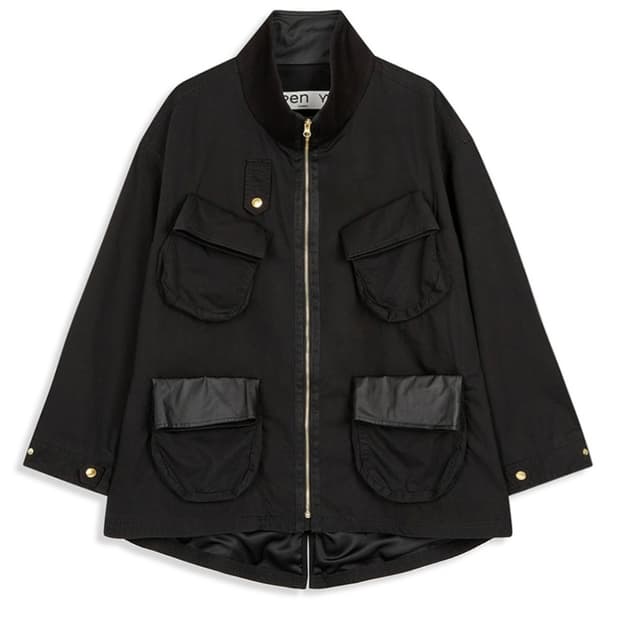 블랙 워크 자켓