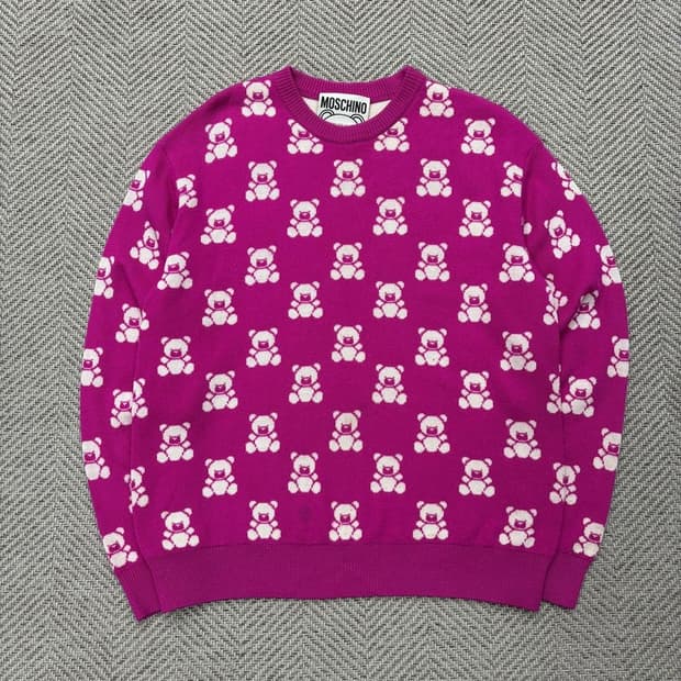 모스키노 베어 울 니트 v2302