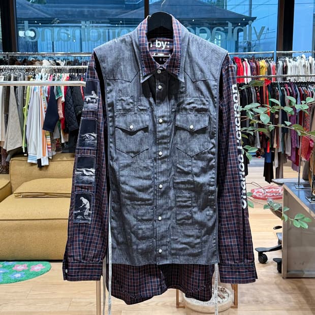 타카히로미야시타 더 솔로이스트 19SS 커트코베인 180도 리버시블 셔츠