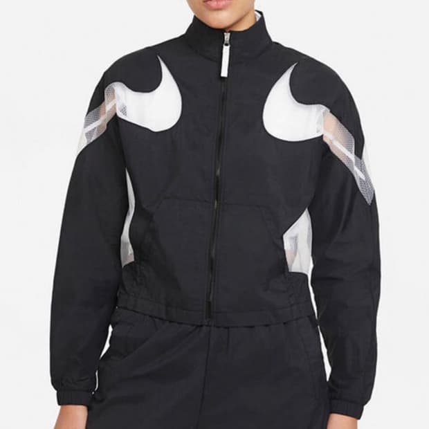 나이키 우먼스 NSW 시스루 스우시 우븐자켓 때