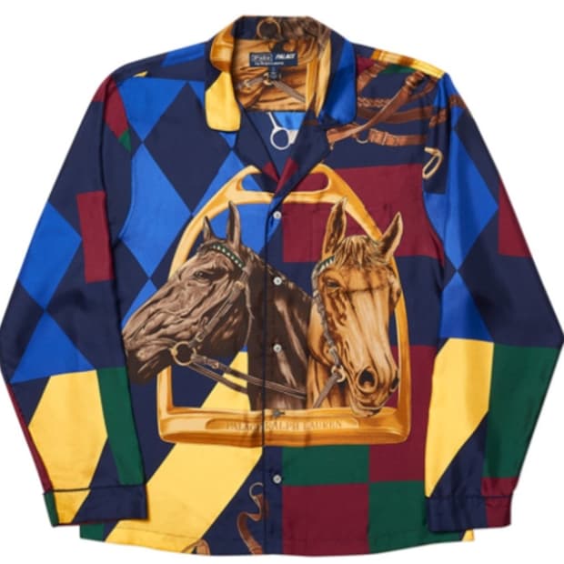 [L] 팔라스 랄프 로렌 파자마 셔츠 PALACE RALPH LAUREN