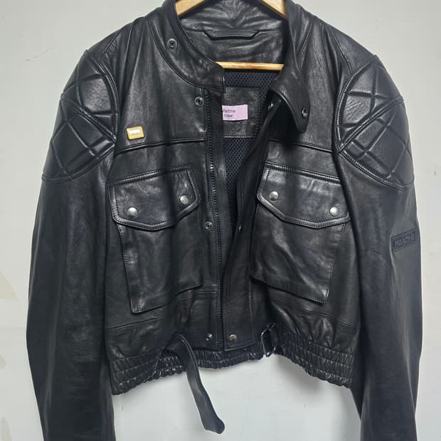 Martine Rose 리얼 양가죽 라이더 자켓 M 