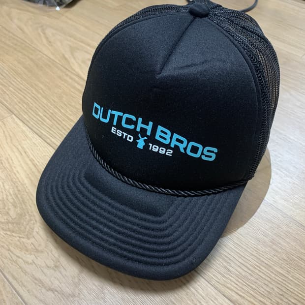 더치브로스(DUTCH BROS) 민트 로고 로프 트러커캡