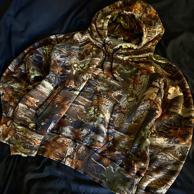 Dead Leaves Pattern Hoodie