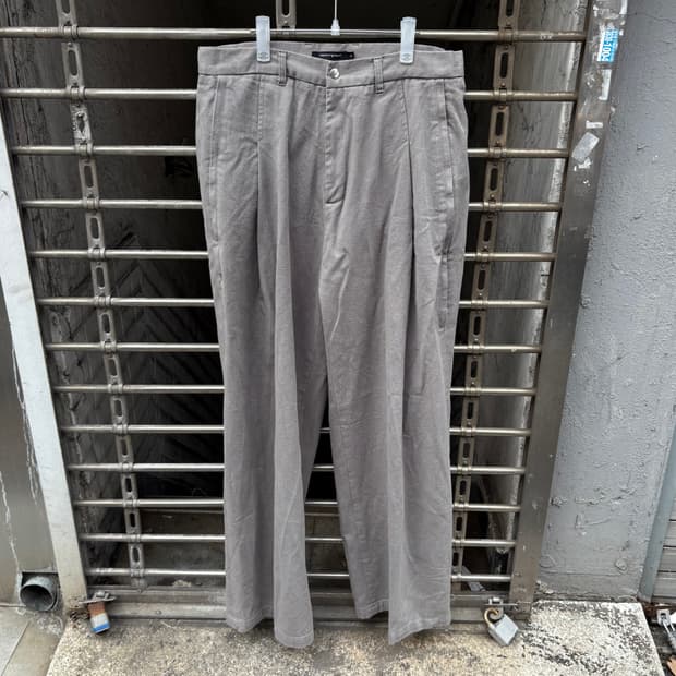 [4] 23년 해칭룸 딥 플리츠 와이드 팬츠