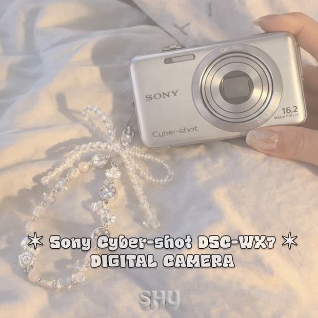 (풀박)소니 사이버샷 dsc-wx7 빈티지 디카 실버